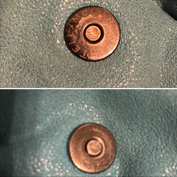 STELLA McCARTNEY Turquoise Falabella Fold-Over Bag!! - Picture 11 of 16